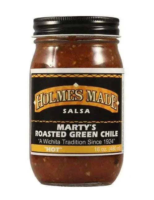 Holmes Made Roasted Green Chile Salsa Hot