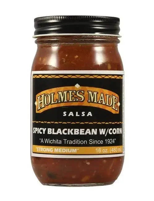 Holmes Made Spicy Blackbean with Corn Salsa