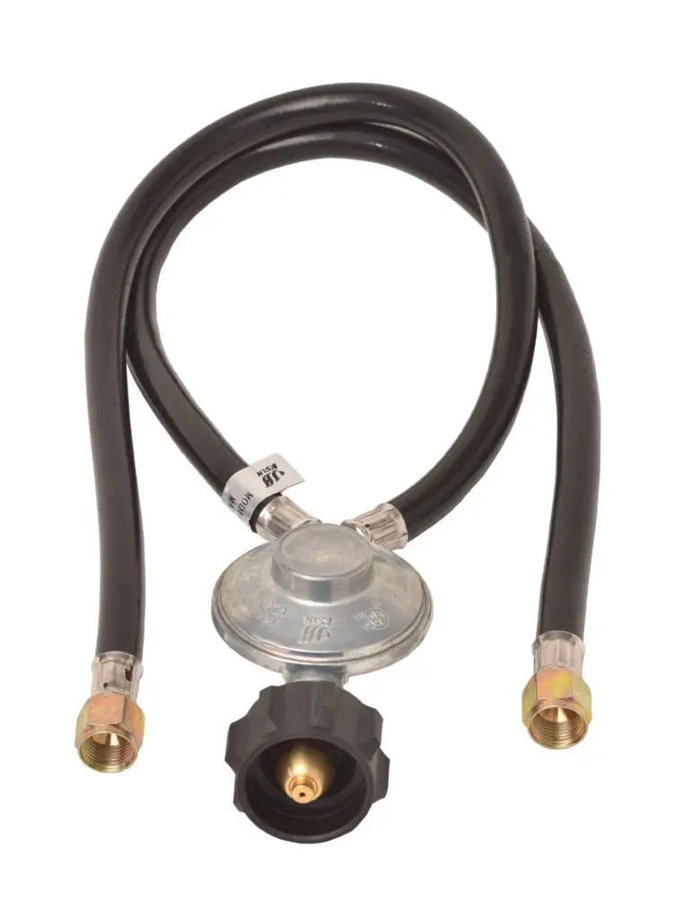 House and Regulator for Grills with Side Burner