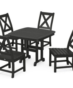 Polywood: Braxton Side Chair 5-Piece Dining Set