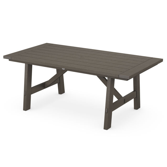 Polywood: Rustic Farmhouse 39 x 75 Dining Table - Image 8