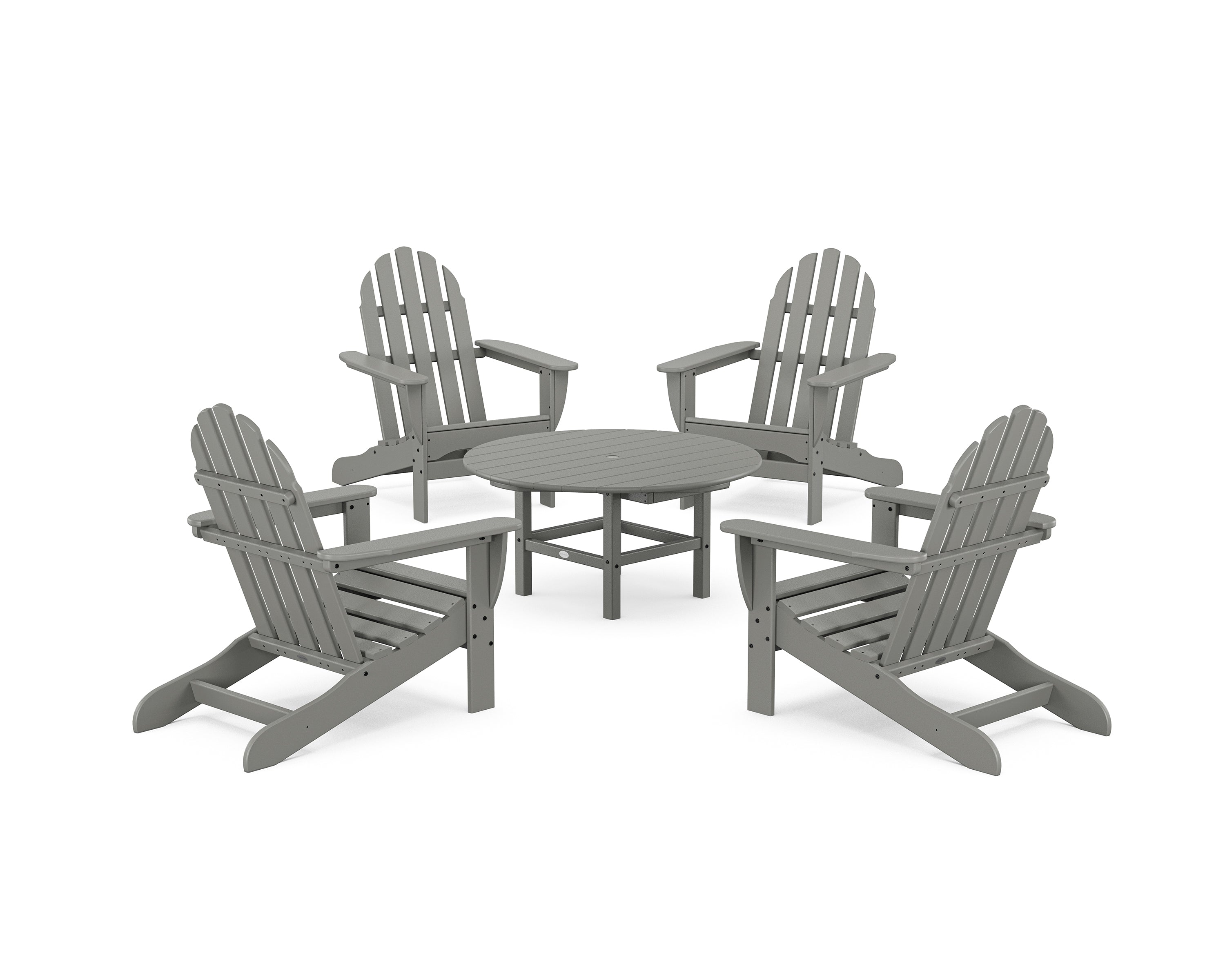 Polywoood: Classic Adirondack 5-Piece Conversation Set - Image 15