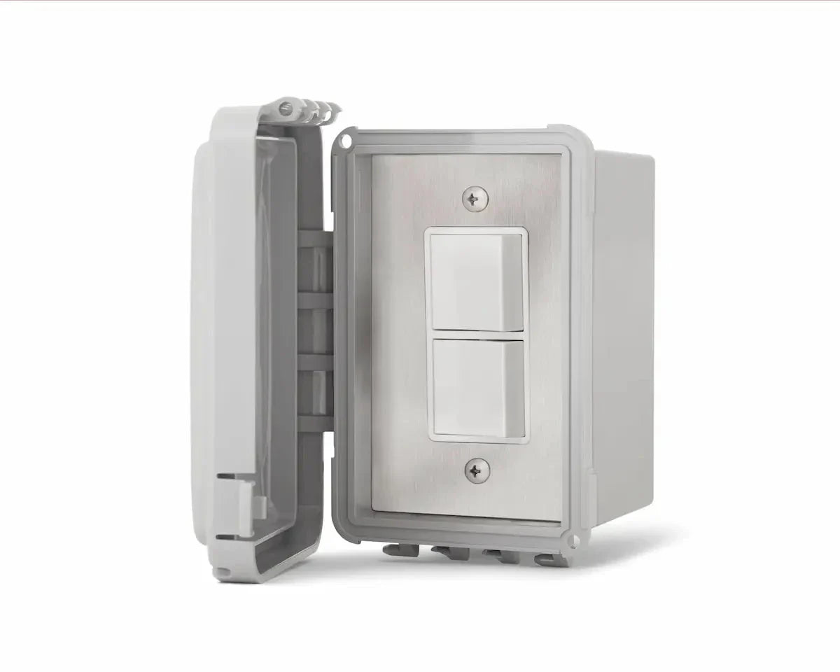 Infratech Single Duplex Switch Surface Mount with Weatherproof Box and Cover