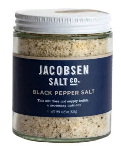 Jacobsen Black Pepper Salt