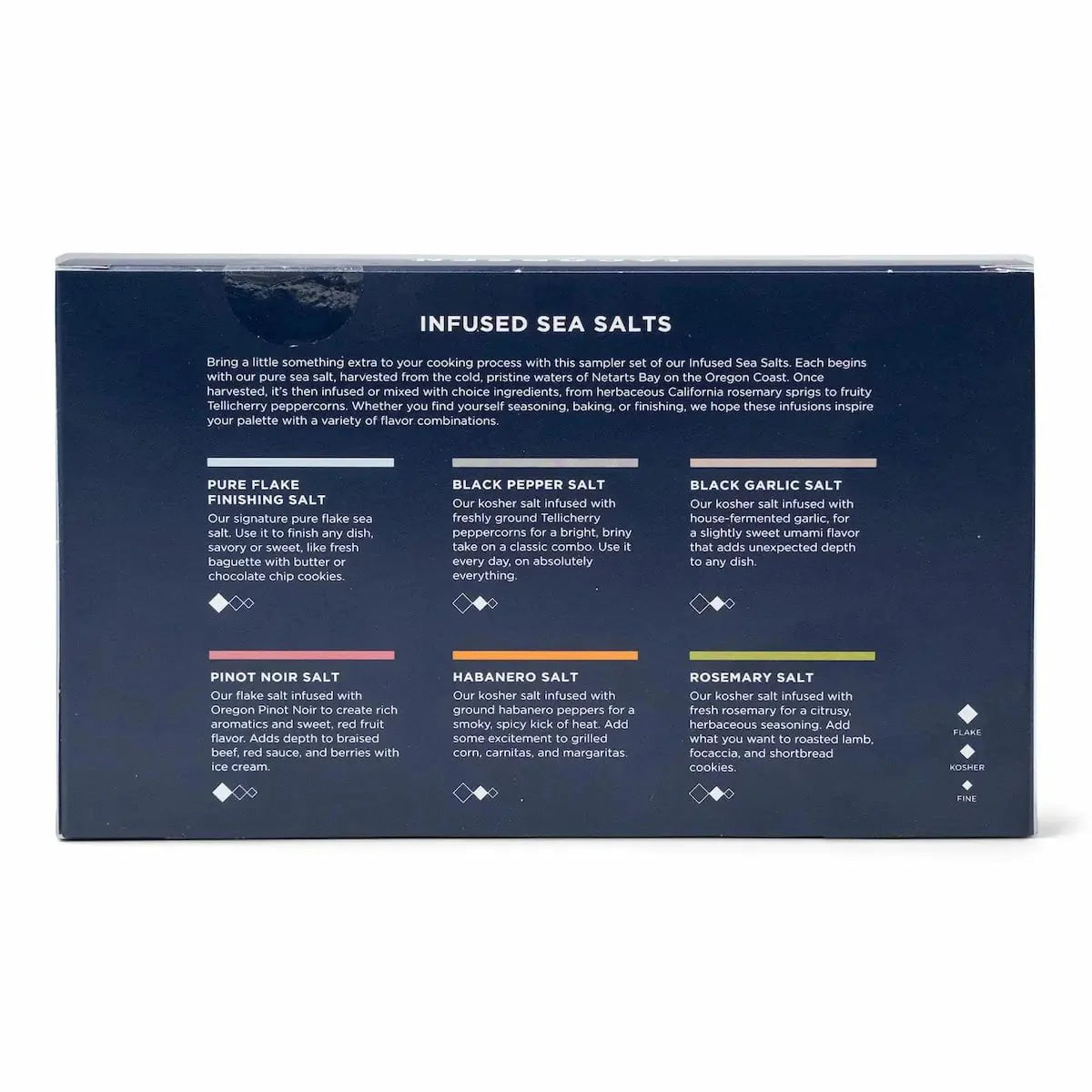 Jacobsen Six Vial Infused Salt Set with Branded Wood Stand - Image 2