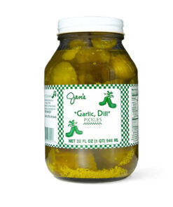 Jan's Garlic Dill Pickles. 32oz
