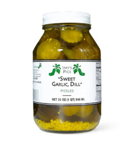 Jan's Sweet Garlic Dill Pickles. 32oz