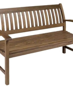 Jensen Outdoor Classic Ipe Garden Bench with Arms
