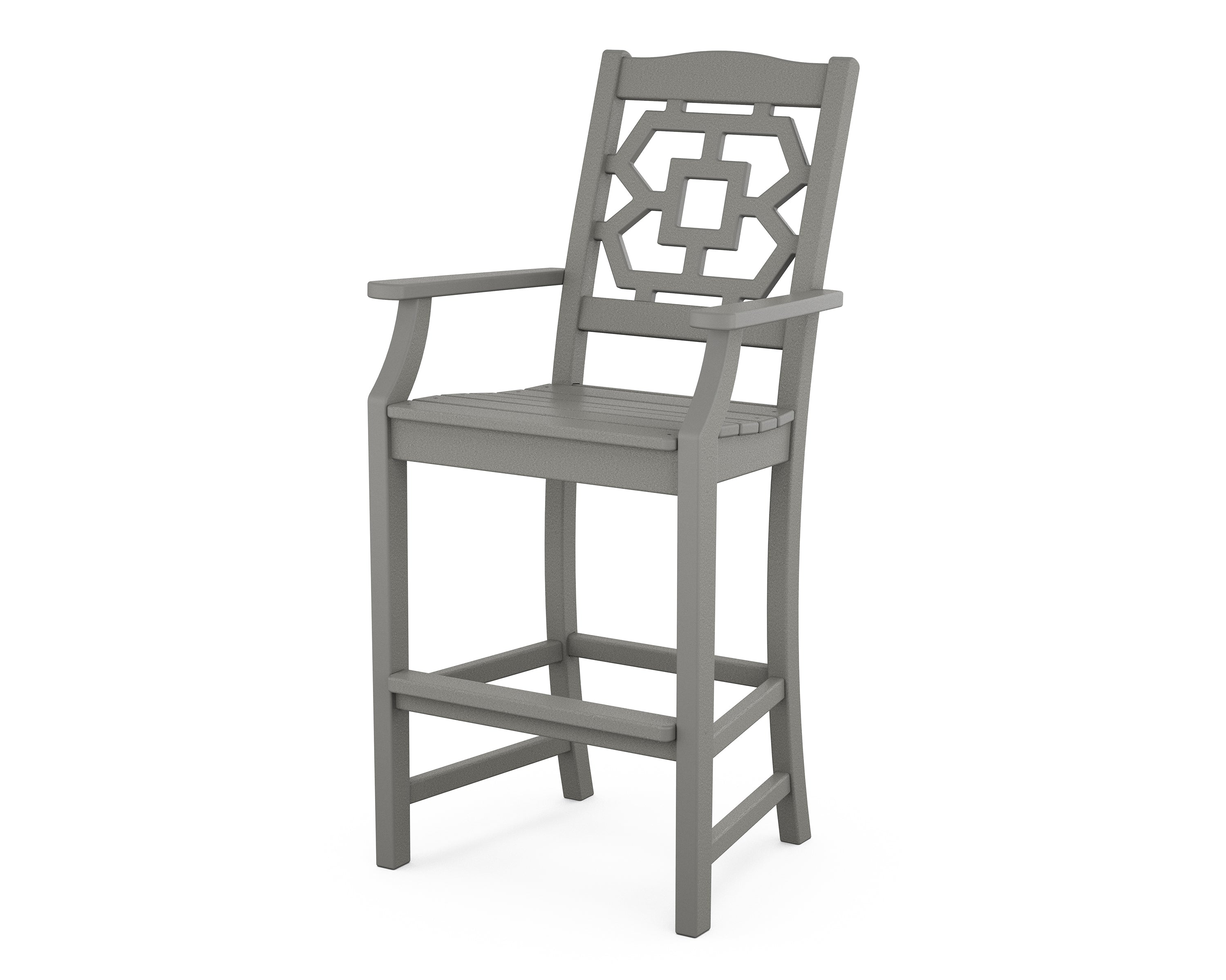 Polywood: Chinoiserie Bar Arm Chair - Image 7