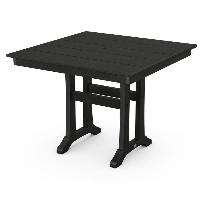 Polywood: Farmhouse Trestle 37 Dining Table - Image 17