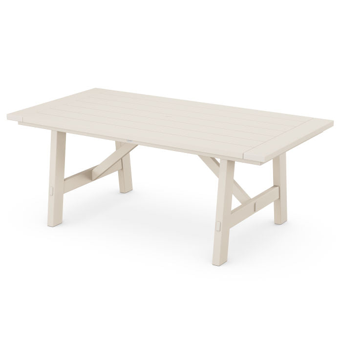 Polywood: Rustic Farmhouse 39 x 75 Dining Table - Image 7