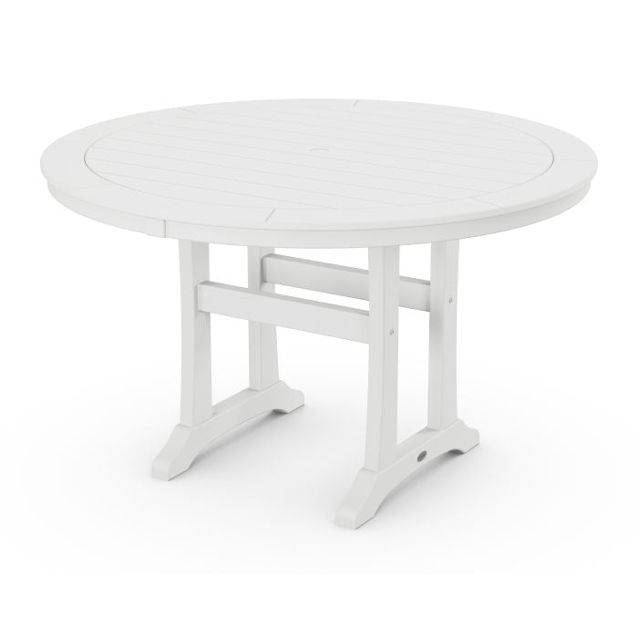 Polywood: Nautical Trestle 48 Round Dining Table - Image 15