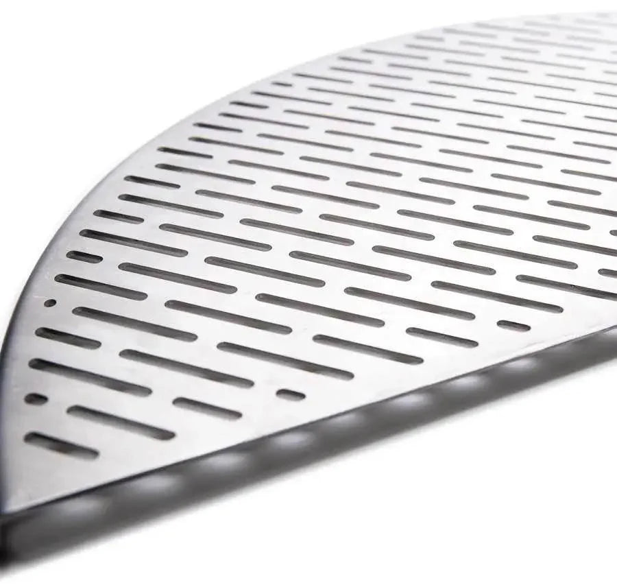 Kamado Joe Classic Joe Stainless Steel Half Moon Cooking Surface - Image 2