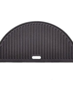 Kamado Joe Half Moon Cast Iron Reversible Griddle for Classic Joe 18 Grill