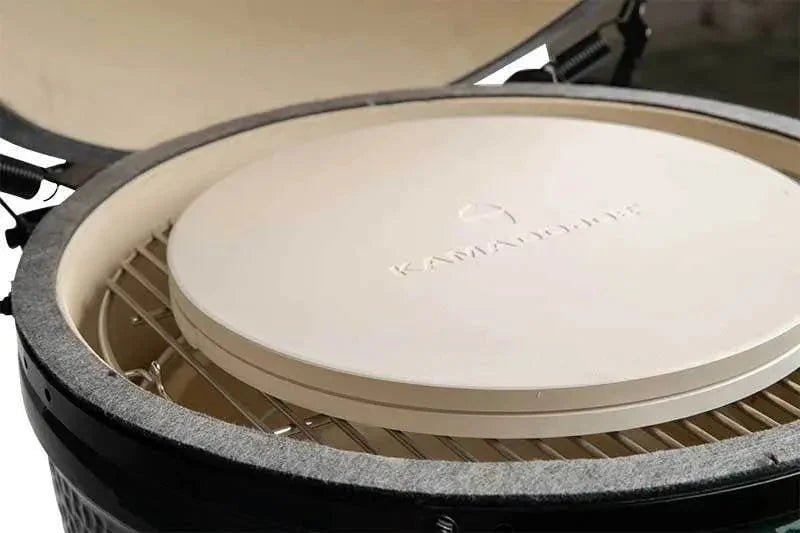 Kamado Joe Half Moon Ceramic Deflector Plates for Big Joe 24 Grill - Image 8