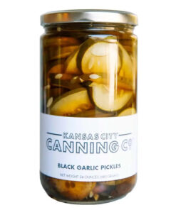 Kansas City Canning Co Black Garlic Pickles. 24oz