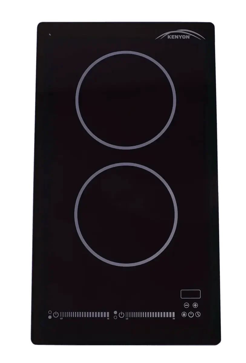 Kenyon Bridge Induction 2 Burner Cooktop. 120V. Portrait. w/ Mat