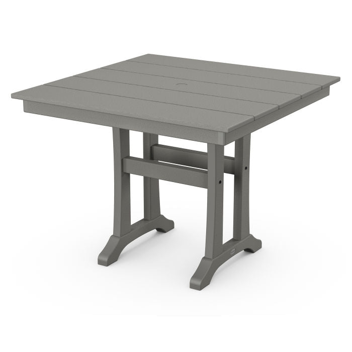 Polywood: Farmhouse Trestle 37 Dining Table - Image 16