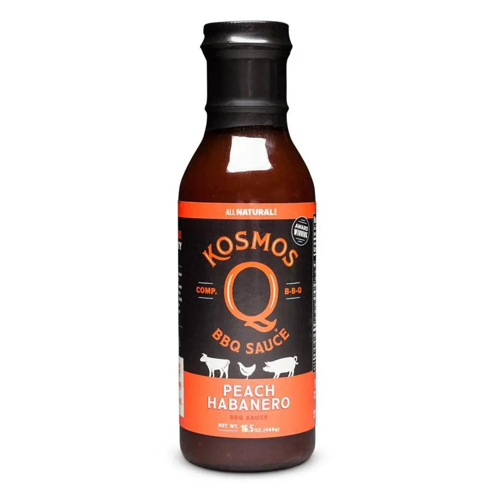 Kosmos Q Peach Habanero BBQ Sauce
