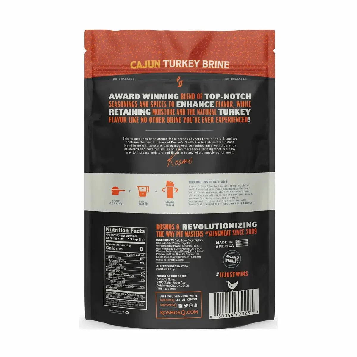 Kosmos Q Cajun Turkey Brine - Image 2