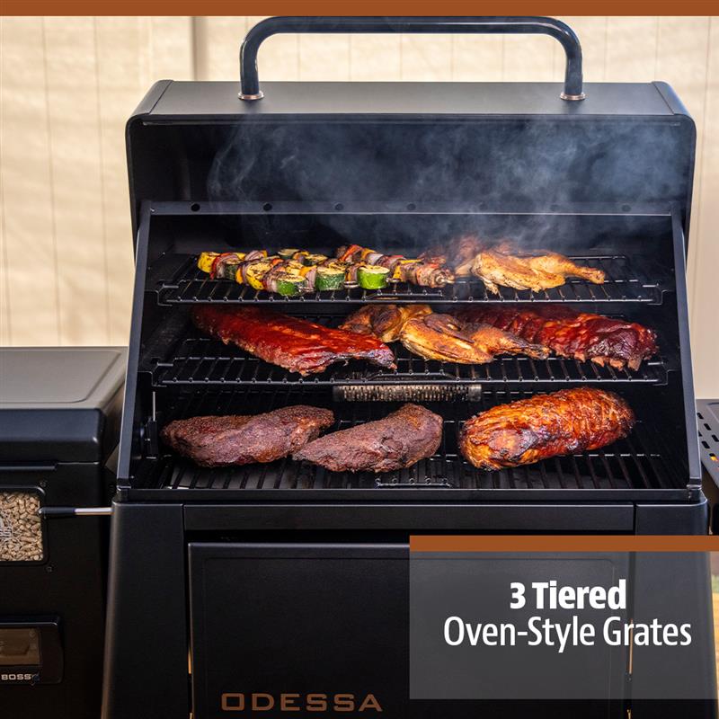 Odessa Wood Pellet Grill - Onyx Edition - Image 4