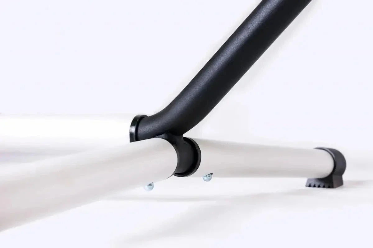 La Siesta Nautico Powder Coated Steel Stand for Single Hammocks in Cool Gray Finish - Image 3