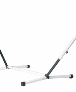 La Siesta Nautico Powder Coated Steel Stand for Single Hammocks in Cool Gray Finish