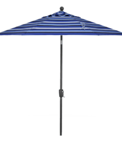 Local Special. Treasure Garden 9' Auto Tilt Umbrella with Anthracite Frame and Milano Cobalt Fabric
