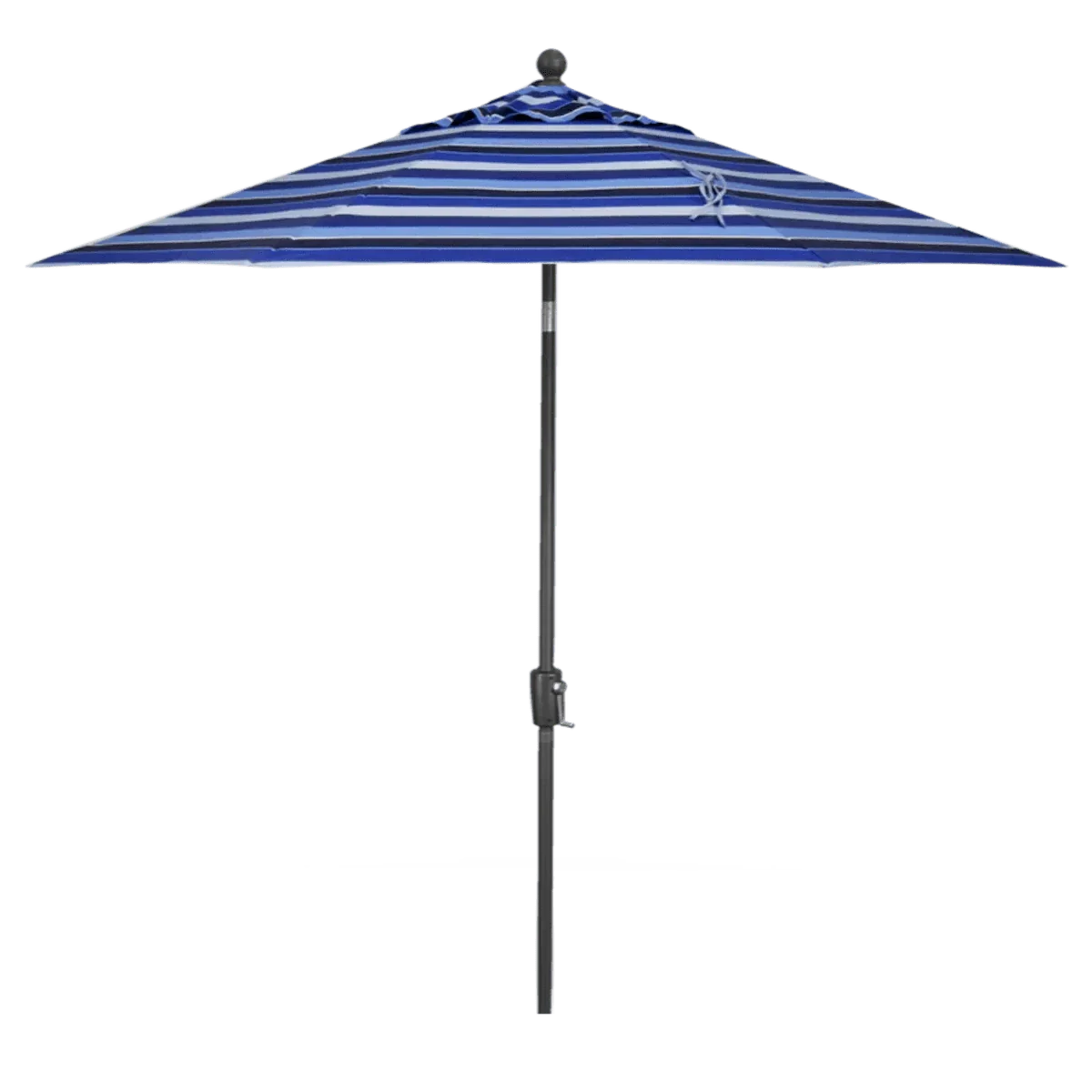 Local Special. Treasure Garden 9' Auto Tilt Umbrella with Anthracite Frame and Milano Cobalt Fabric