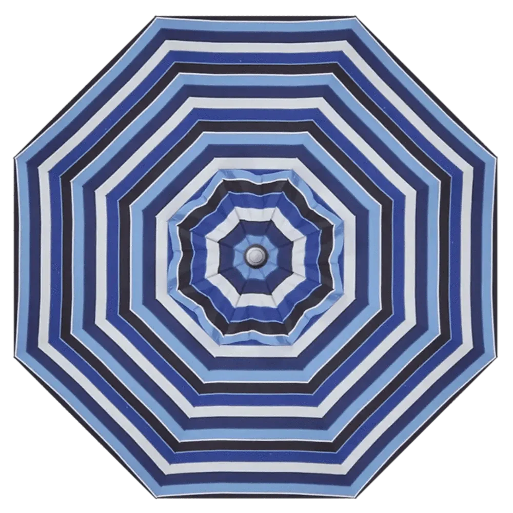 Local Special. Treasure Garden 9' Auto Tilt Umbrella with Anthracite Frame and Milano Cobalt Fabric - Image 2