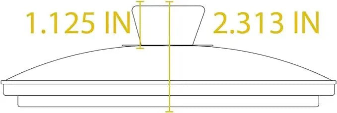 Lodge 8 inch Glass Lid - Image 3