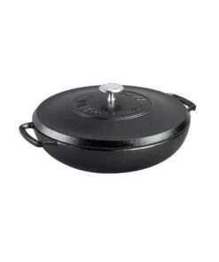 Lodge Blacklock Triple Seasoned 4 Quart Braiser with Lid