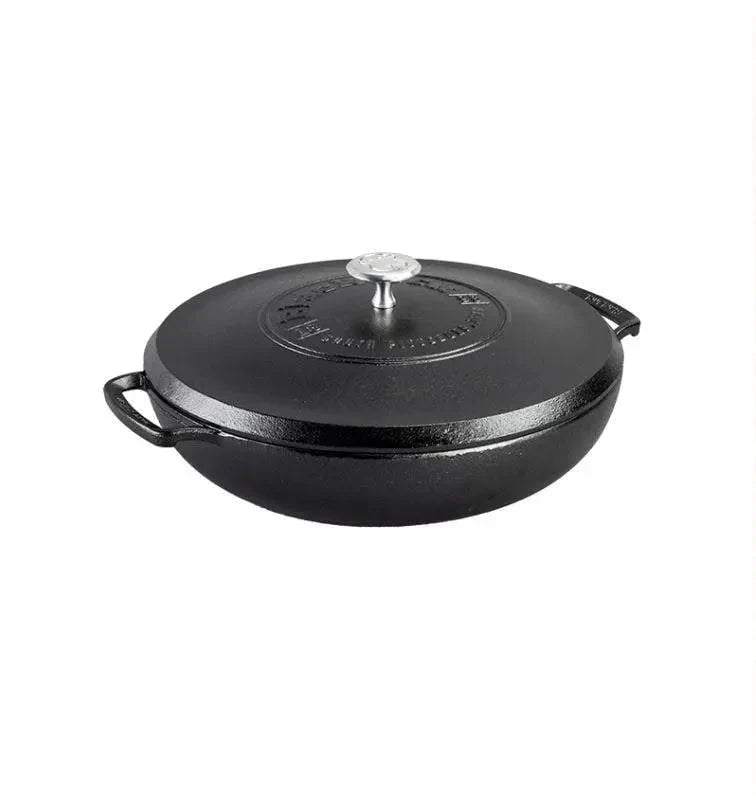 Lodge Blacklock Triple Seasoned 4 Quart Braiser with Lid