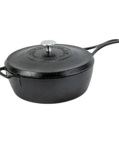 Lodge Blacklock Triple Seasoned 4 Quart Deep Skillet with Lid