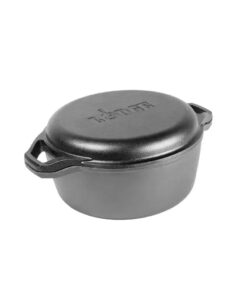 Lodge Chef Collection 6-Quart Double Dutch Oven