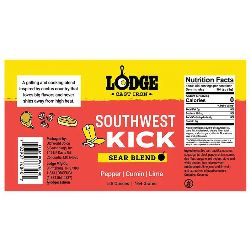 Lodge Southwest Kick Sear Blend Seasoning - Image 2