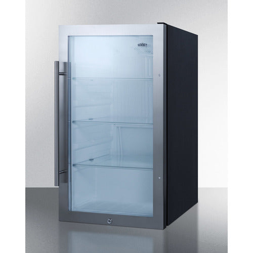Summit Appliance: 19 Outdoor Refrigerator w/ Shallow Depth & Glass Door - Image 3