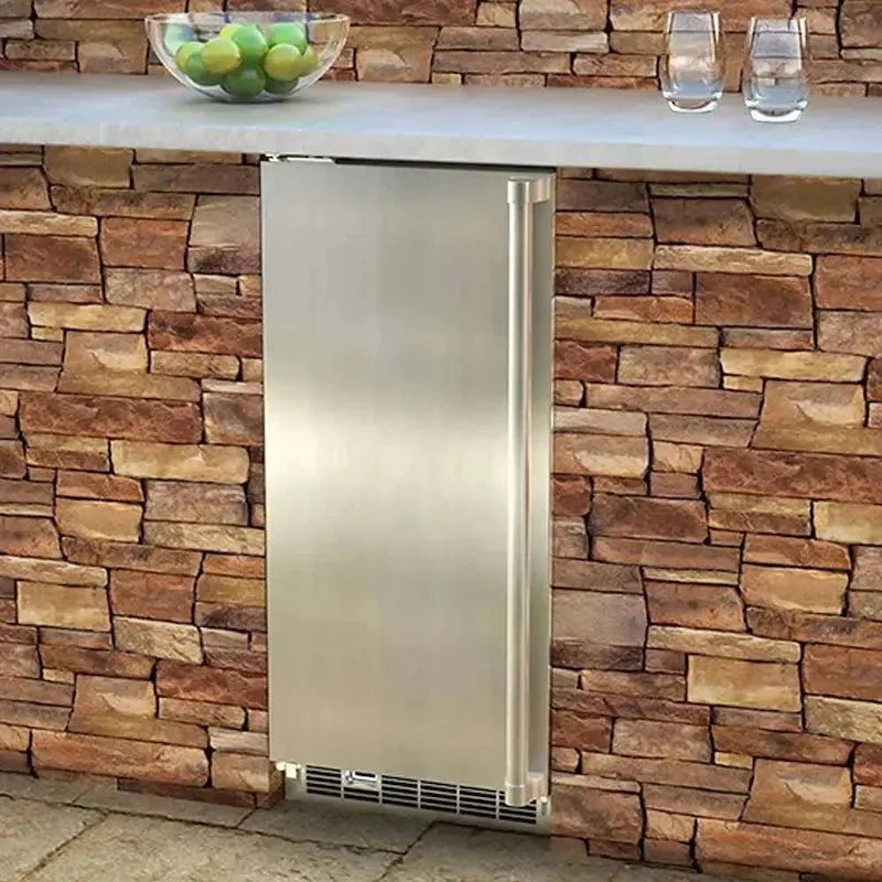 Marvel 15 Outdoor Built-in All Refrigerator. Solid Stainless Steel Door with Lock. Reversible Hinge - Image 3