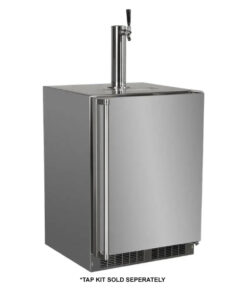 Marvel 24 Built-in Outdoor Dispenser Cabinet. Stainless Steel Door with Lock. Reversible Hinge