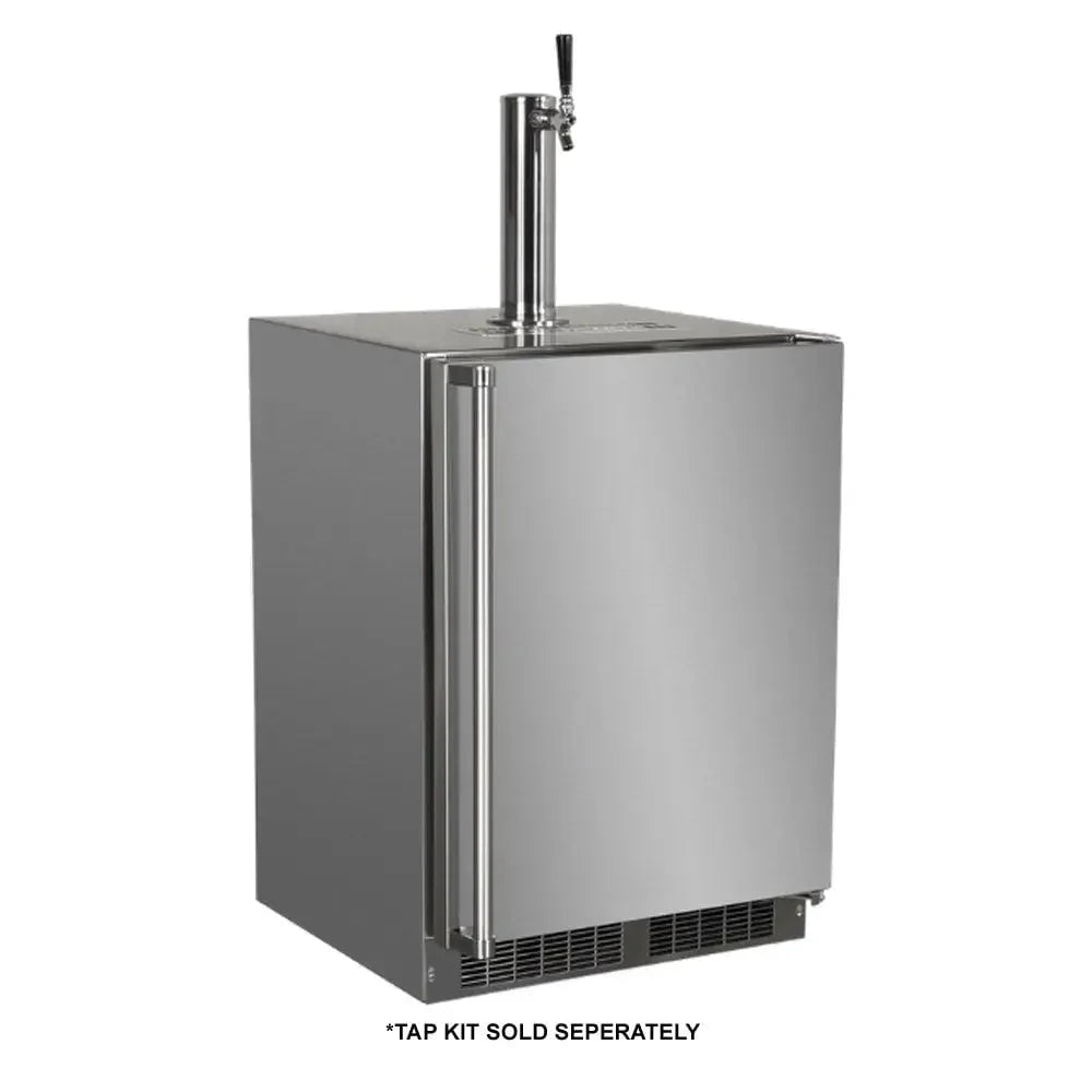 Marvel 24 Built-in Outdoor Dispenser Cabinet. Stainless Steel Door with Lock. Reversible Hinge