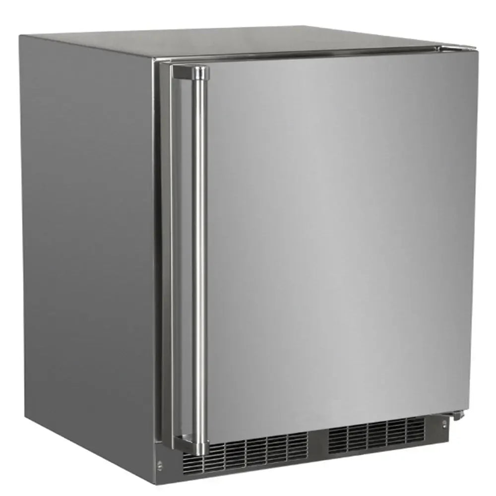 Marvel 24 Outdoor Built-in All Freezer. Solid Stainless Steel Door with Lock. Reversible Hinge
