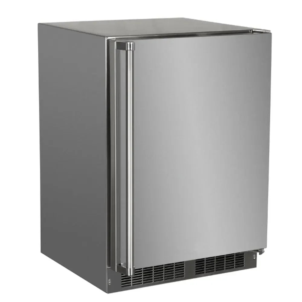 Marvel 24 Outdoor Built-In All Refrigerator. Solid Stainless Reversible Door with Lock