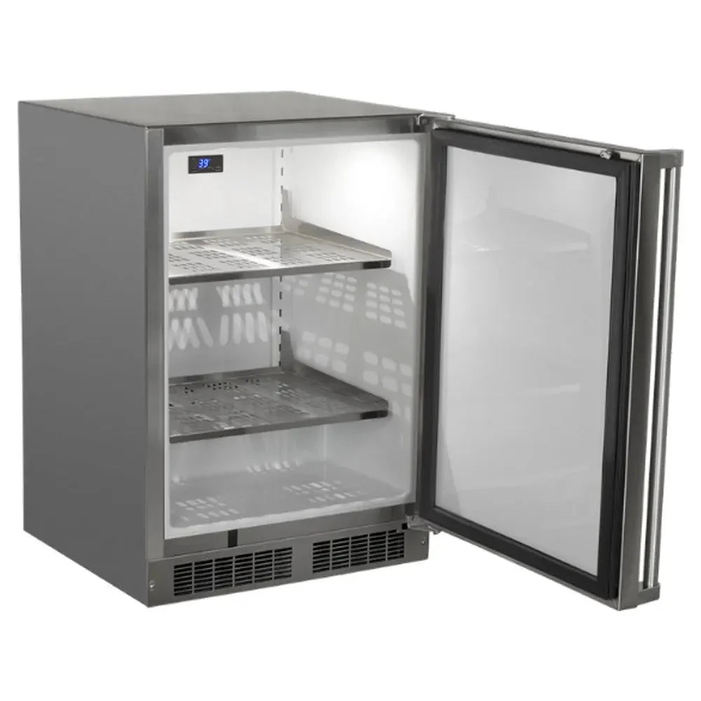 Marvel 24 Outdoor Built-In All Refrigerator. Solid Stainless Reversible Door with Lock - Image 2