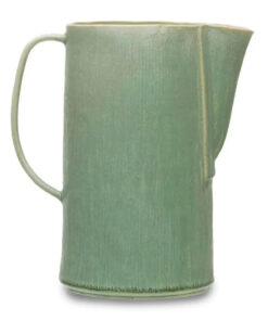 Matte Celadon Reactive Glaze Stoneware 64 oz Pitcher