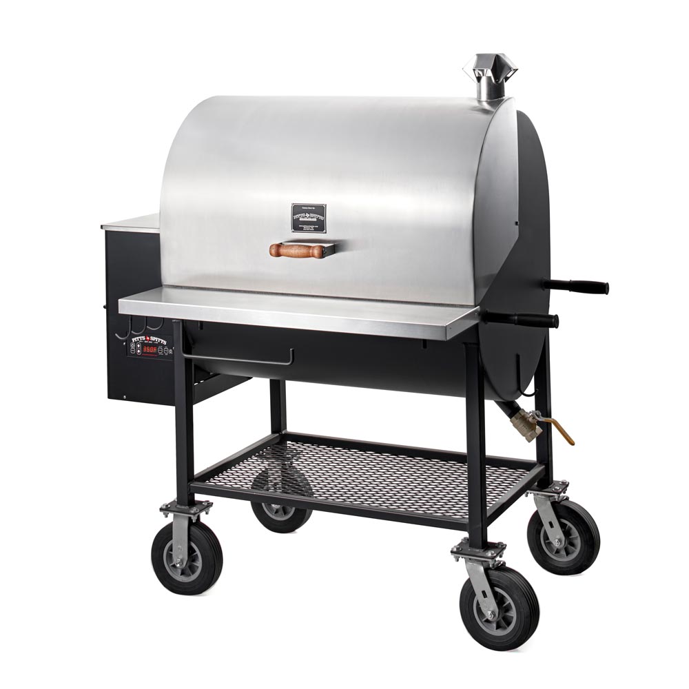 Pitts & Spitts: Maverick 2000 Pellet Grill w/ 8 Wheel Upgrade