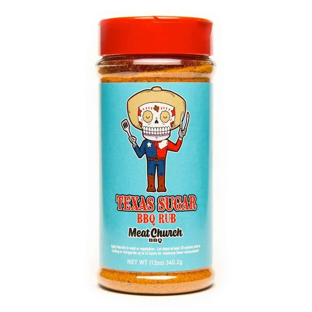 Meat Church Texas Sugar BBQ Rub. 12 oz.