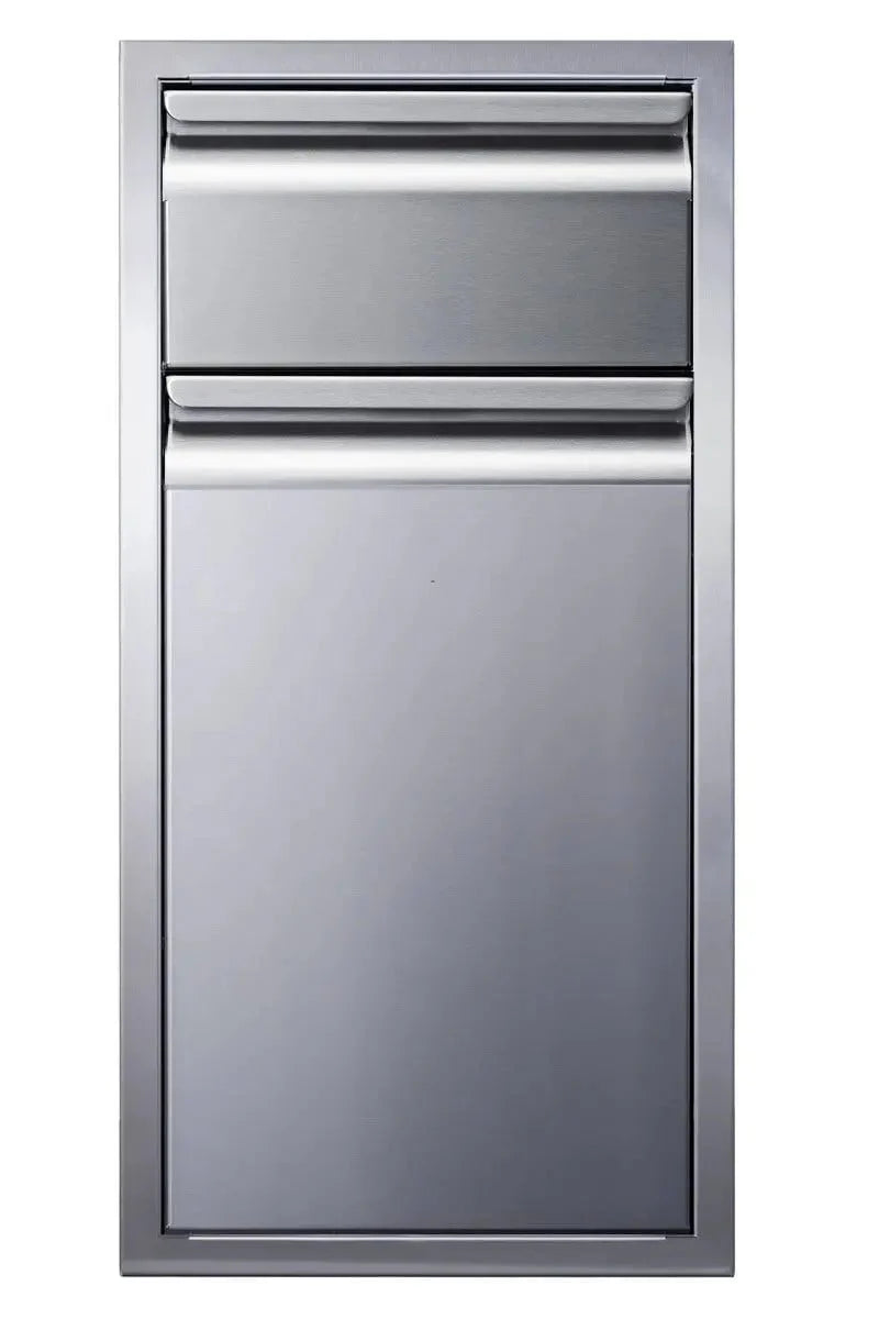 Memphis Grills Single Drawer and Trash Drawer Combo