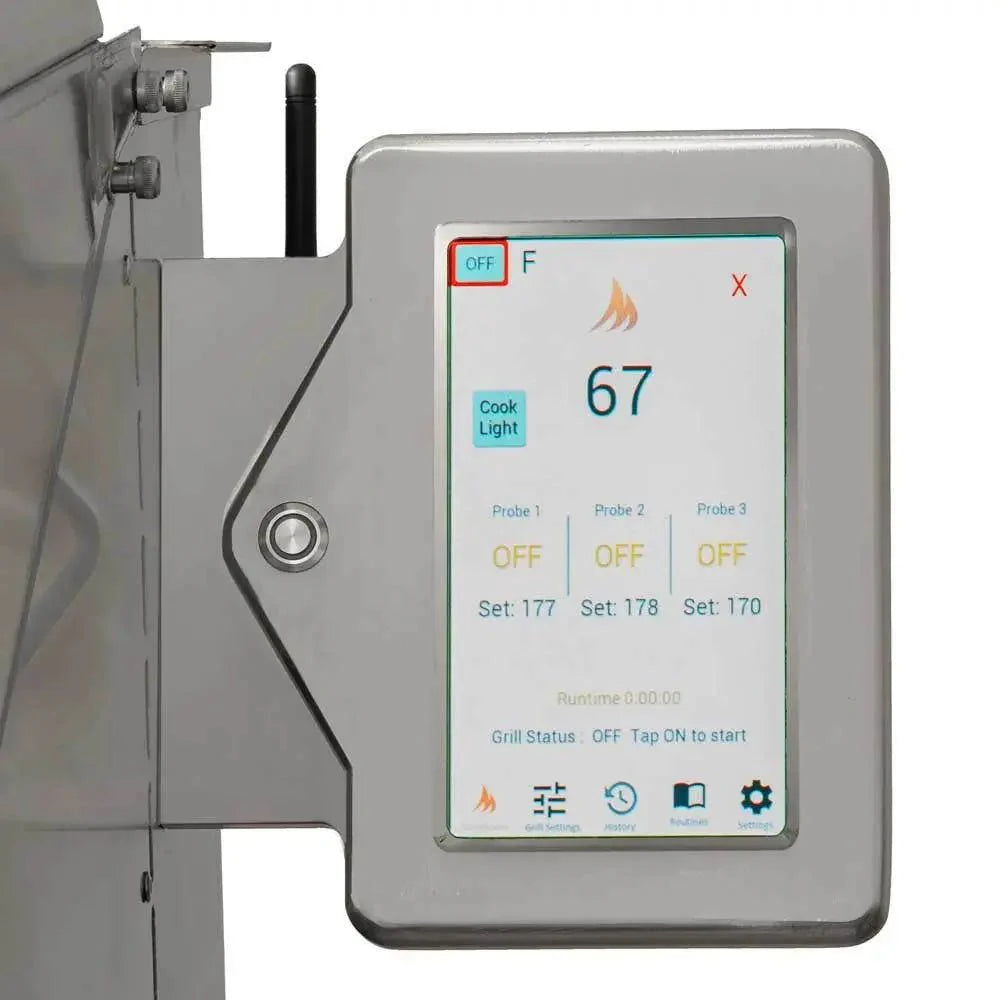 Memphis Wood Fire Grills Memphis Elite Pellet Grill on Cart. 304 Stainless Steel - Image 5