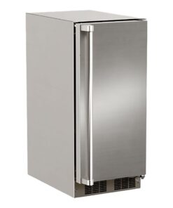 Marvel Refrigeration: 15 Outdoor Clear Ice Machine w/ Built-In Pump. Solid Reversible Door