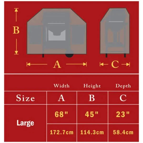 Montana Grilling Gear Reversible RTV-68 Gas Grill Cover - Image 2